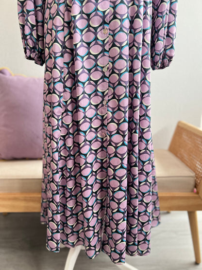 VESTIDO JIMENA MORADA TALLA S/M