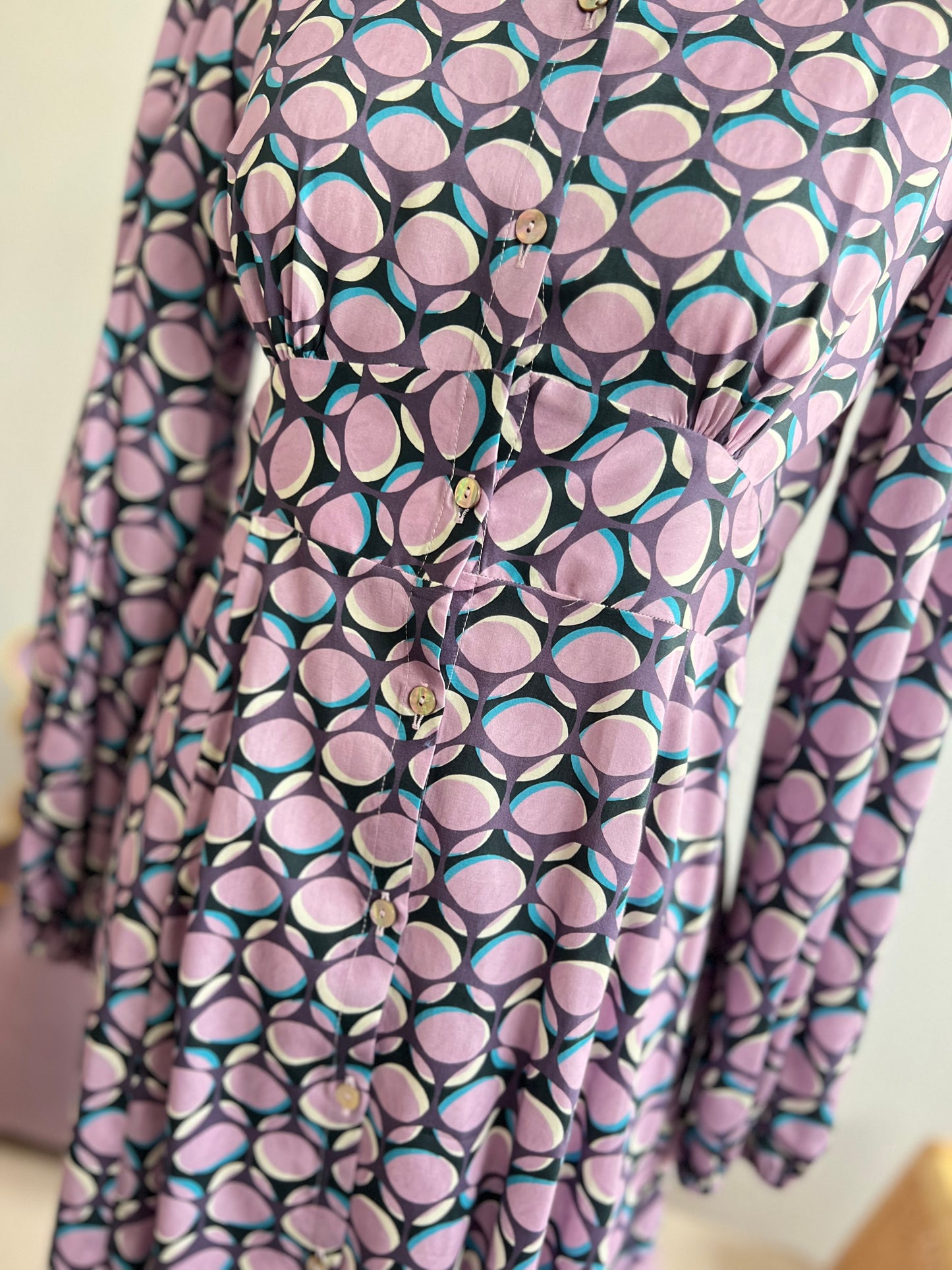 VESTIDO JIMENA MORADA TALLA S/M