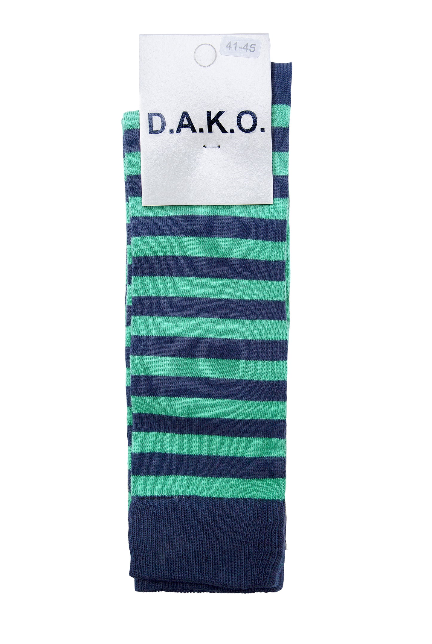 Calcetines de canalé azul y verde