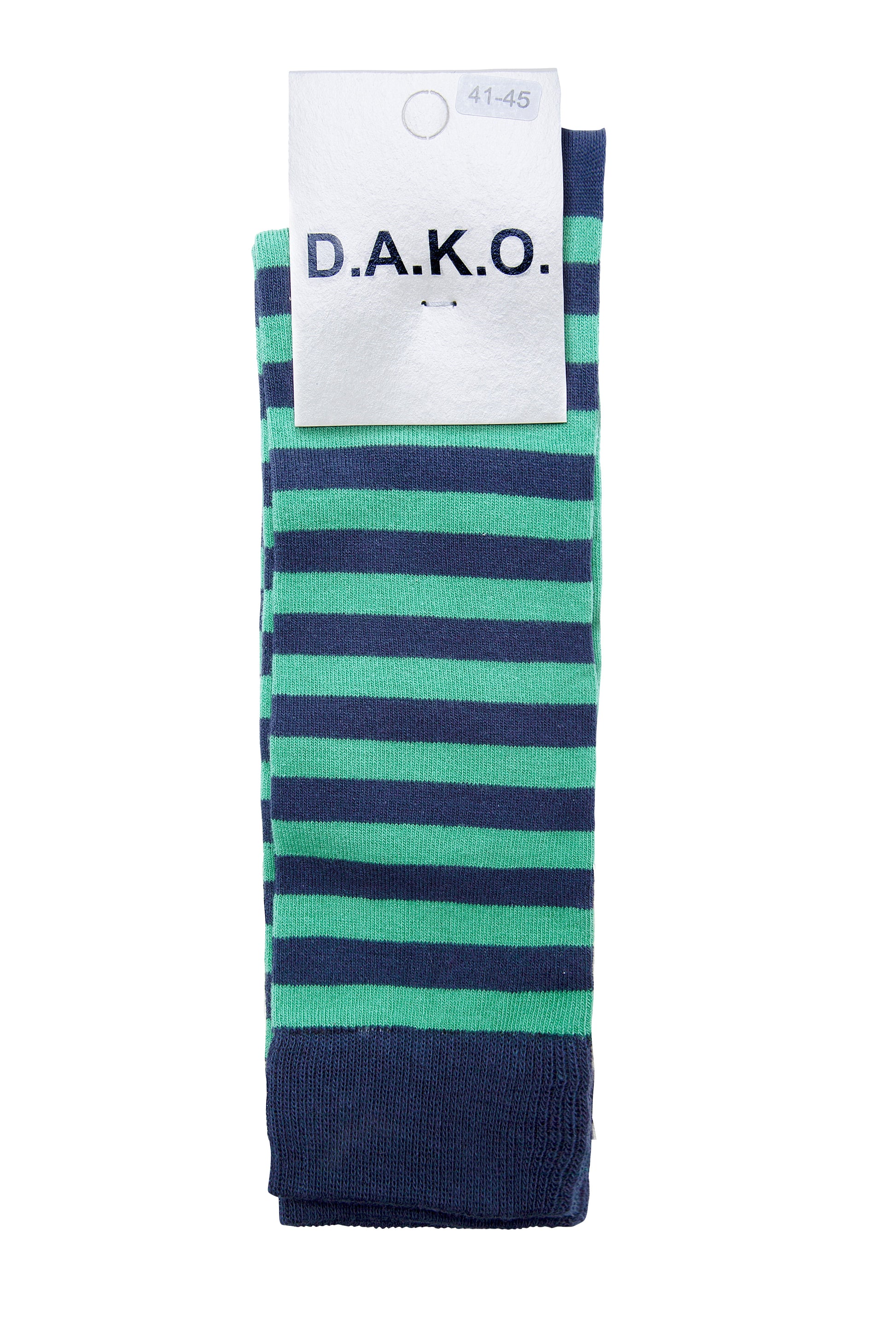 Calcetines de canalé azul y verde