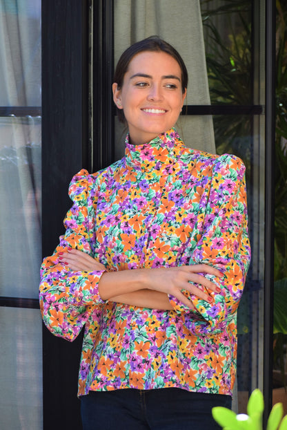 BLUSA VICTORIA - FLORES  -