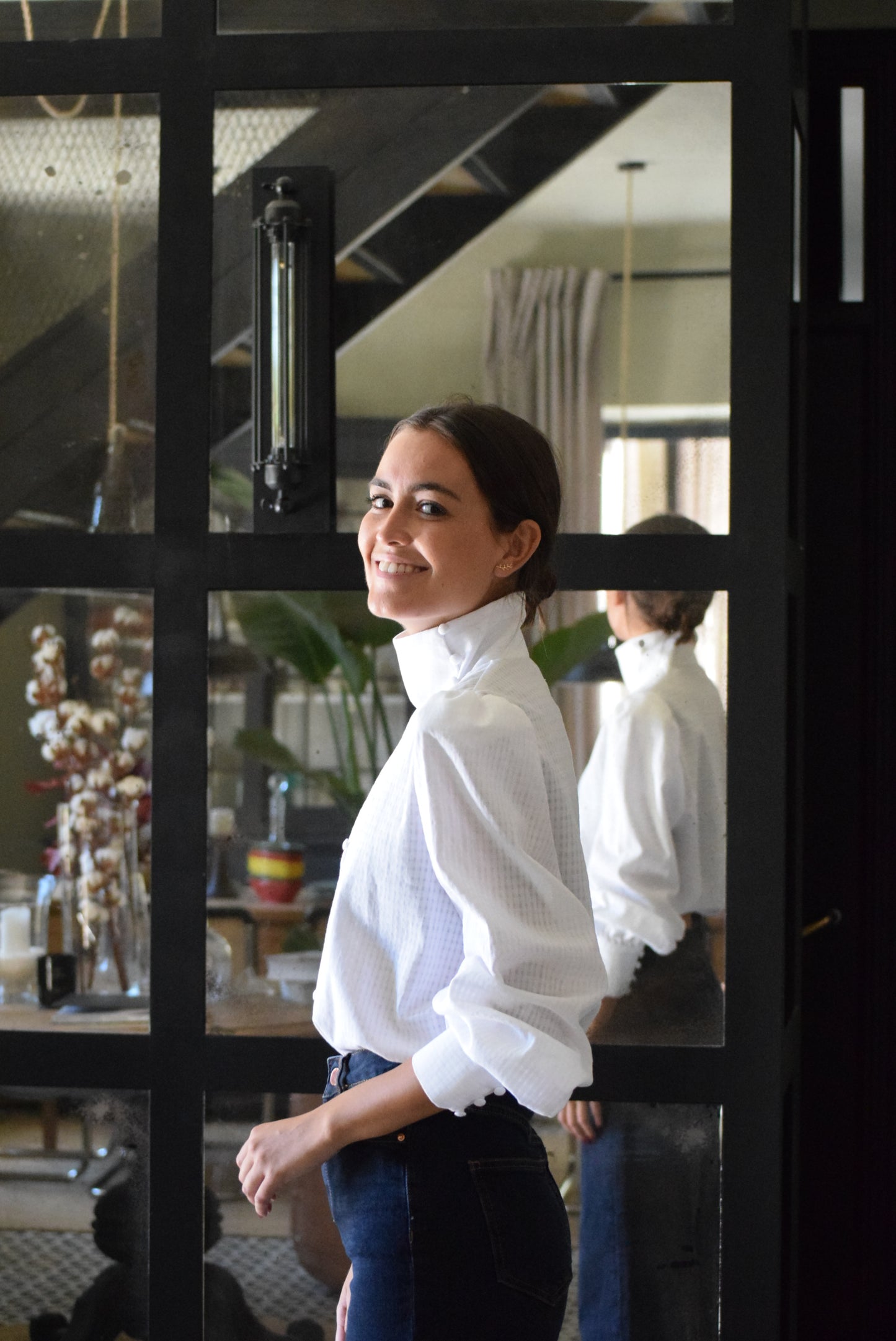 BLUSA VICTORIA - BLANCA  - PREORDER 9 DICIEMBRE