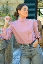 Load image into Gallery viewer, VICTORIA BLOUSE - VICHY GARNET -
