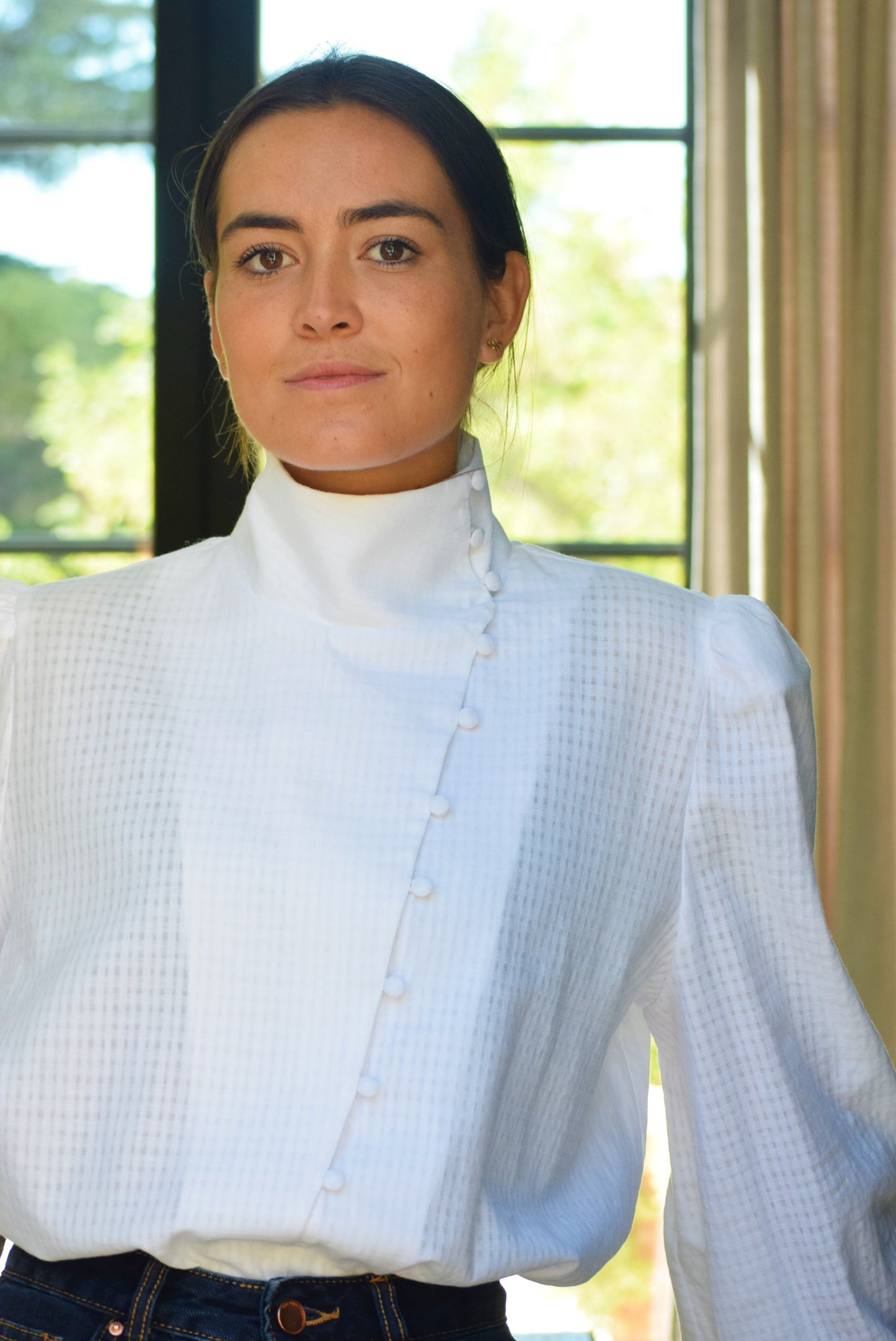 BLUSA VICTORIA - BLANCA  - PREORDER 9 DICIEMBRE