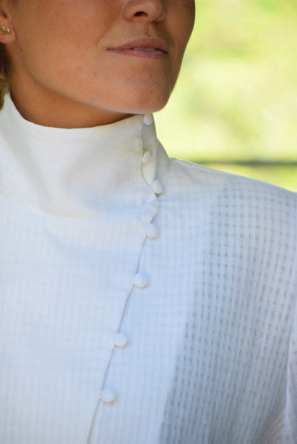 BLUSA VICTORIA - BLANCA  - PREORDER 9 DICIEMBRE