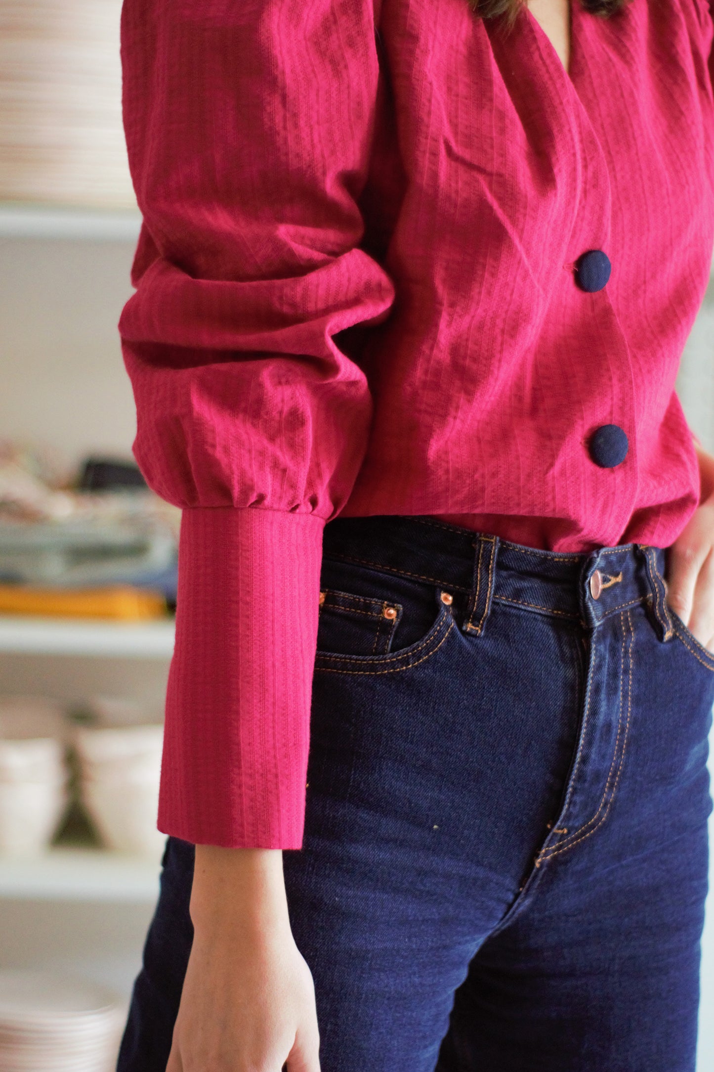 FABIOLA BLOUSE - PURPLE - PREORDER JANUARY 30 -