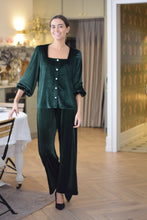 Load image into Gallery viewer, SUN PANTS - GREEN VELVET - 
