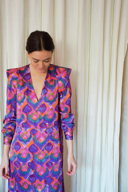 MENCÍA DRESS - FLOWER FAN -