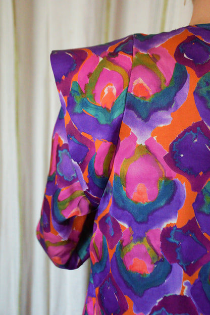 MENCÍA DRESS - FLOWER FAN -