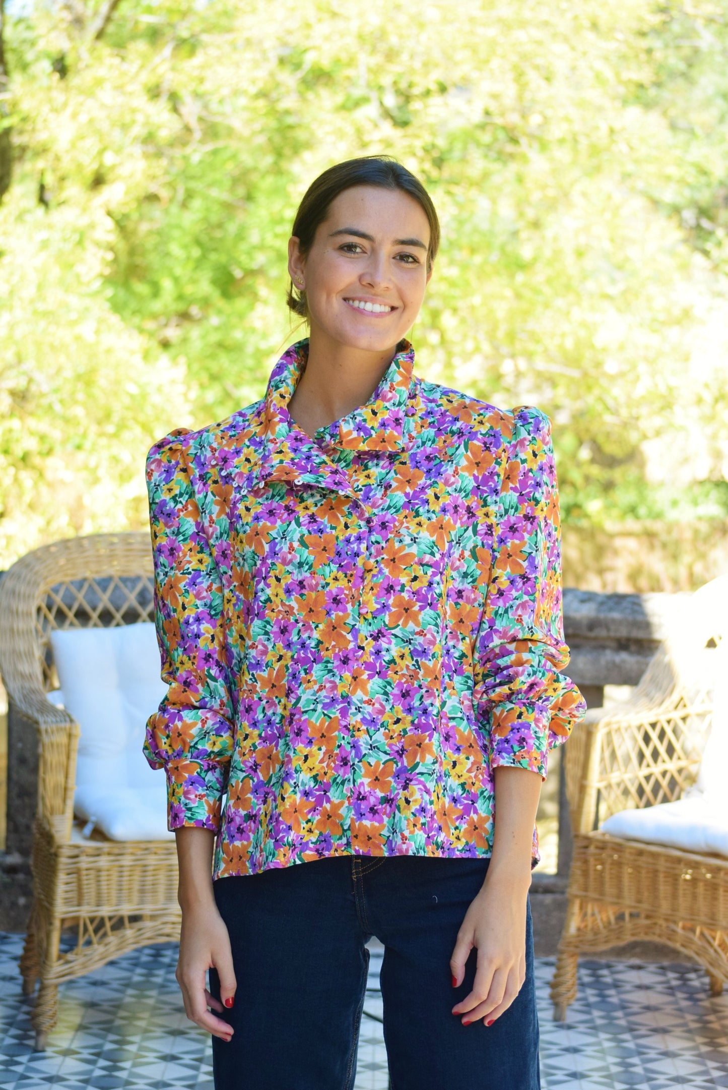BLUSA VICTORIA - FLORES  -