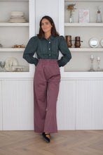 Load image into Gallery viewer, LUCIA PANTS - WINE -
