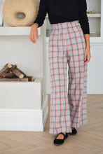 Load image into Gallery viewer, LUCIA PANTS - PINK CHECKS
