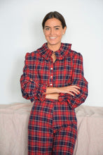 Cargar imagen en el visor de la galería, BLUSA CATALINA - TARTAN ROJO
