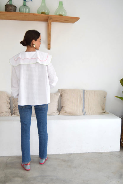 MENCÍA DRESS - FLOWER FAN -