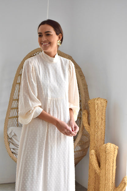 MENCÍA DRESS - FLOWER FAN -