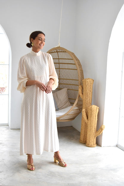 MENCÍA DRESS - FLOWER FAN -