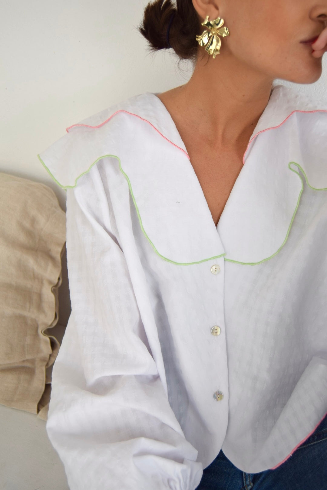 MENCÍA DRESS - FLOWER FAN -