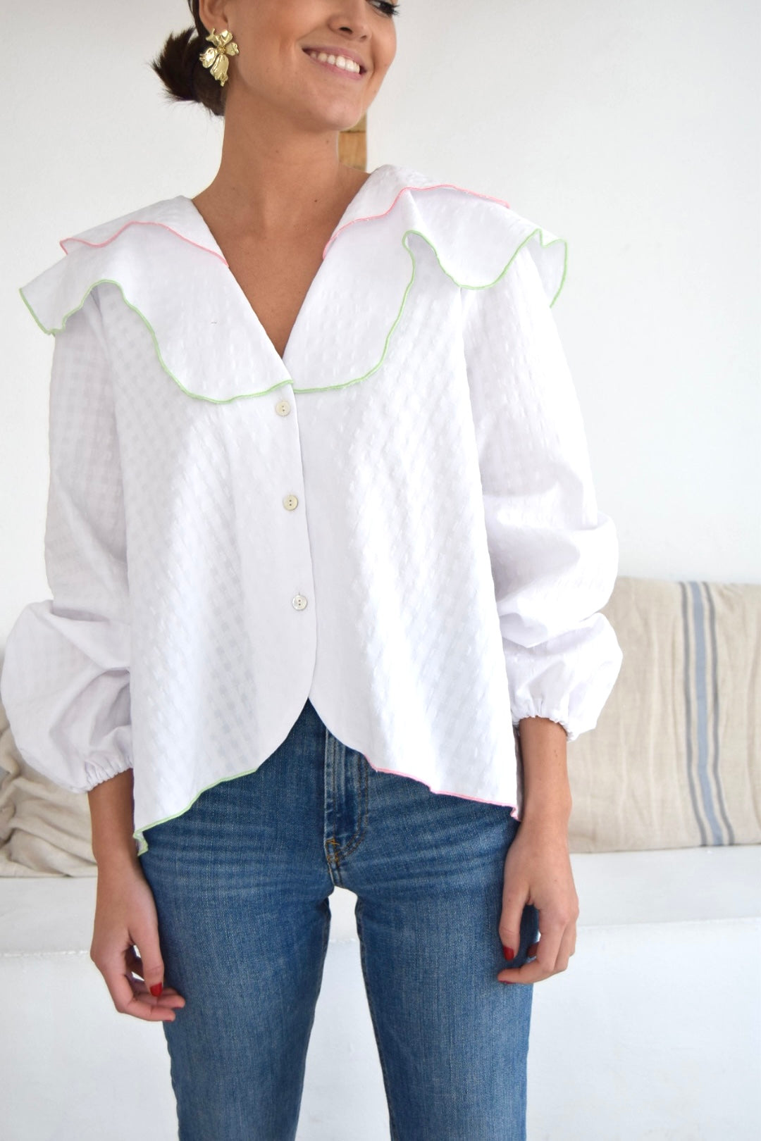 MENCÍA DRESS - FLOWER FAN -