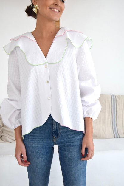 MENCÍA DRESS - FLOWER FAN -