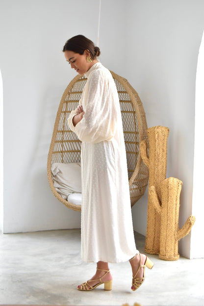 MENCÍA DRESS - FLOWER FAN -