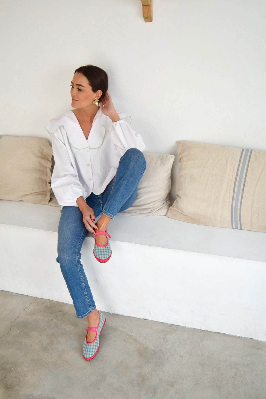 MENCÍA DRESS - FLOWER FAN -