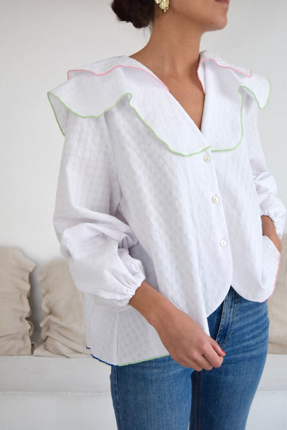 MENCÍA DRESS - FLOWER FAN -