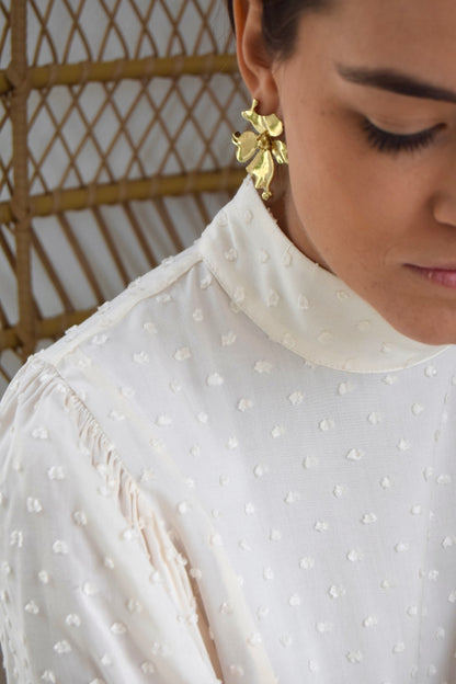 MENCÍA DRESS - FLOWER FAN -