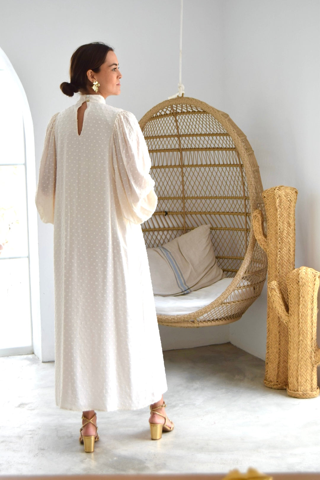 MENCÍA DRESS - FLOWER FAN -