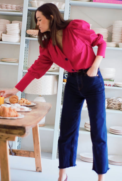 FABIOLA BLOUSE - PURPLE - PREORDER JANUARY 30 -